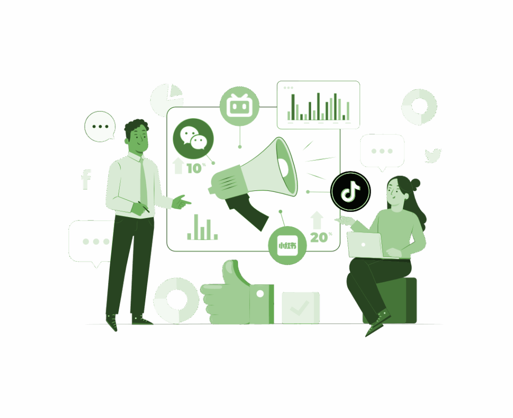 透明的营销服务 Marketing services